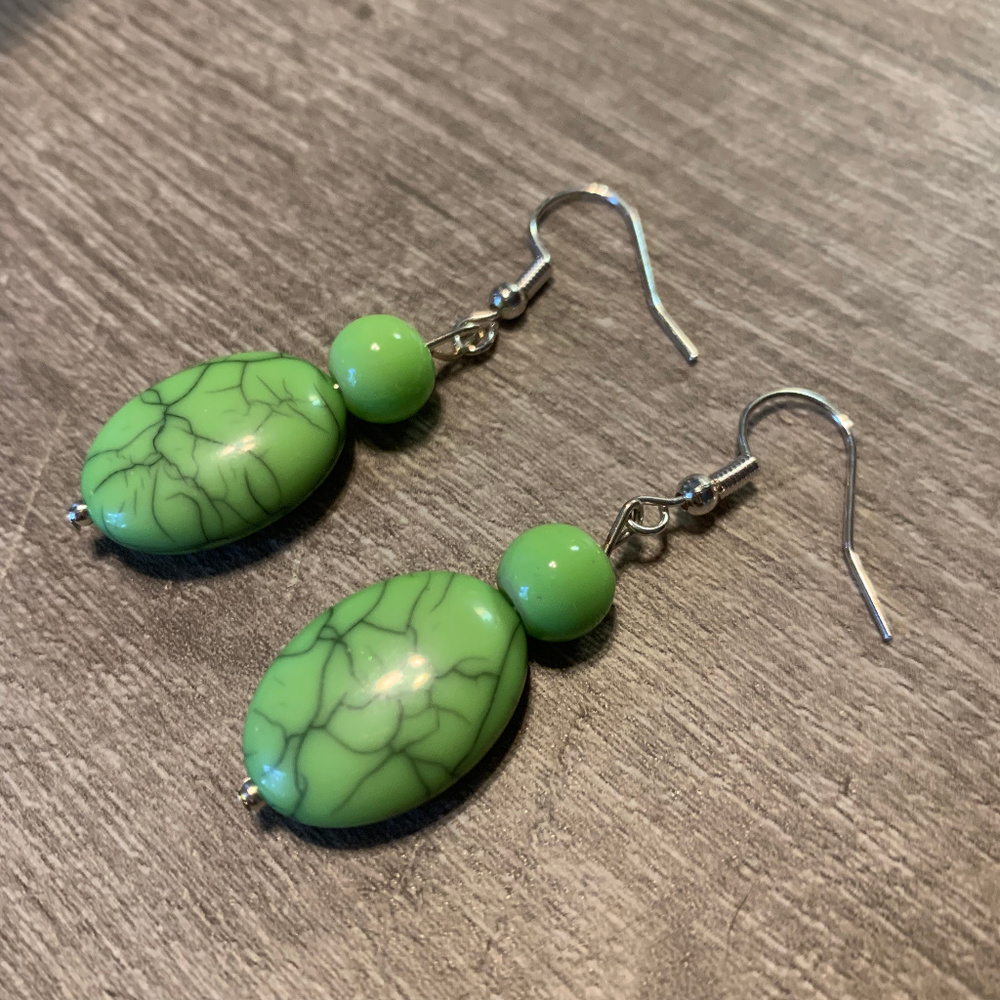 Stone Drop Earrings